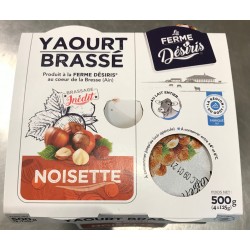 Yaourt Brassé noisette par 4