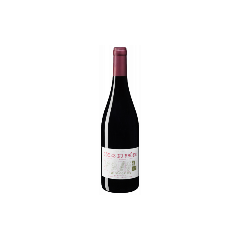 Vin rouge côte du Rhône BIO 75cl