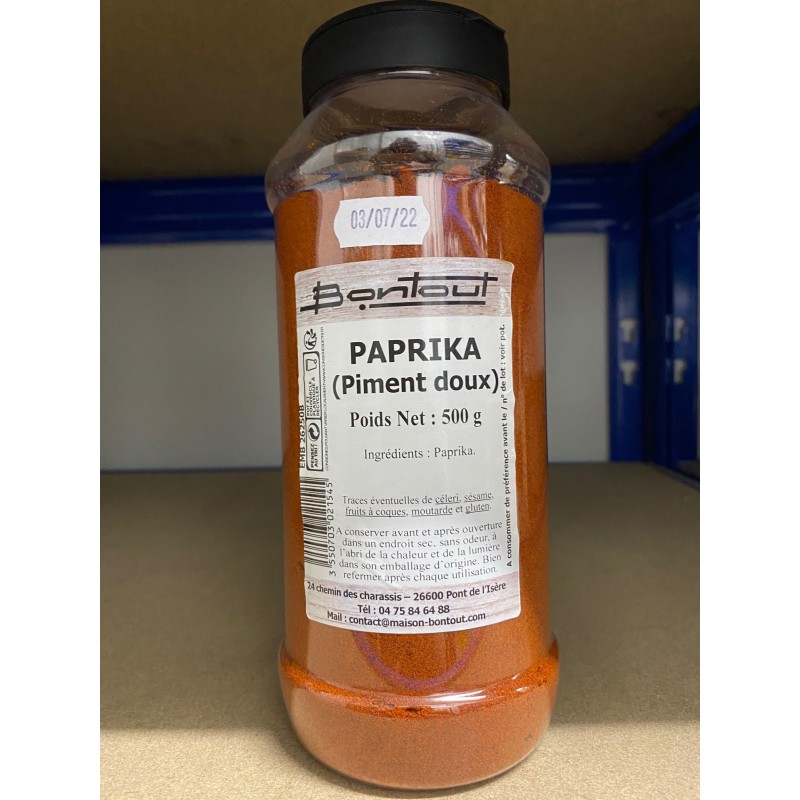 PAPRIKA PIMENT DOUX 500 G FRANCE