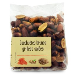 Arachides brunes grillées...