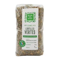 LENTILLES vertes 1KG france