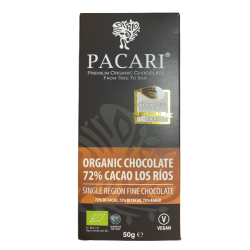 Chocolat Bio 72% Cacao 50g