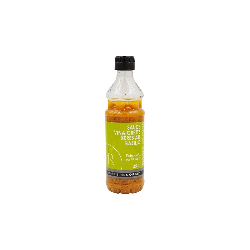 Sauce vinaigrette Xérès, ail et basilic 350ml