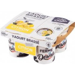 Yaourt Brassé Citron par 4