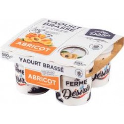 Yaourt Brassé Abricot par 4