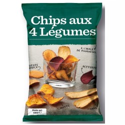 Chips aux 4 légumes paquet...